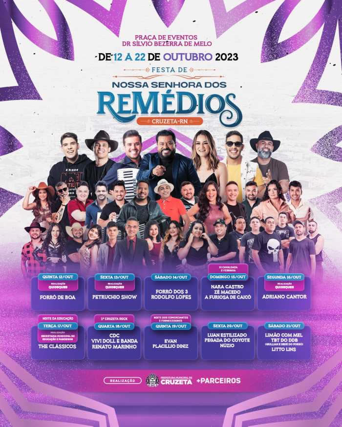 Festa de Nossa Senhora dos Remédios, Cruzeta-RN, 2023